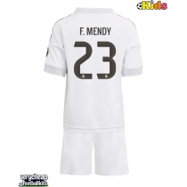 Real Madrid Ferland Mendy #23 Replica Home Minikit 2025-26 Short Sleeve (+ pants)